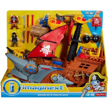 Mattel Imaginext: Πειρατικό Καράβι - Καρχαρίας DHH61 887961218985