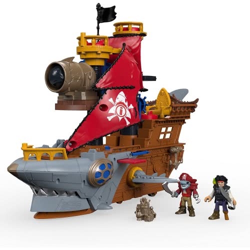 Mattel Imaginext: Shark Bite Pirate Ship DHH61 887961218985