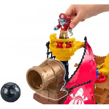 Mattel Imaginext: Shark Bite Pirate Ship DHH61 887961218985
