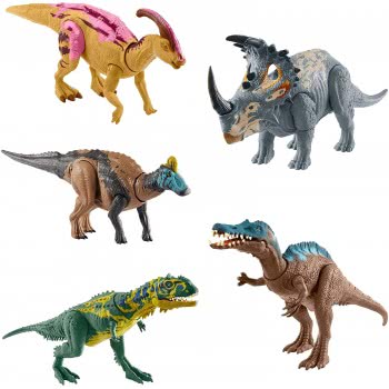 Mattel Jurassic World Sound Strike Sinoceratops Δεινόσαυροι Με Κινούμενα Μέλη Και Ήχους GJN64 / GMC98 887961851960