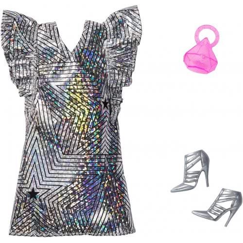 Mattel Barbie Fashion Βραδινά Σύνολα - Φόρεμα Shiny Λαμπερό FND47 / GHW83 887961804614