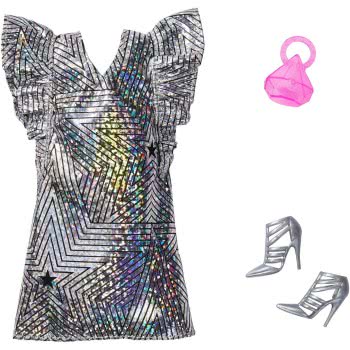 Mattel Barbie Fashion Βραδινά Σύνολα - Φόρεμα Shiny FND47 / GHW83 887961804614