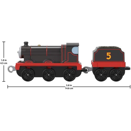 Mattel Thomas And Friends Trackmaster Τόμας Τρενάκια Με Βαγόνι - James GCK94 / GHK69 887961795554