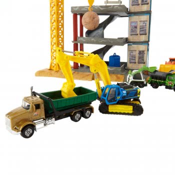 Mattel Downtown Demolition Playset FWV08 887961684254