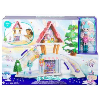 Mattel Enchantimals Χιονοδρομικό Σαλέ GJX50 887961819953