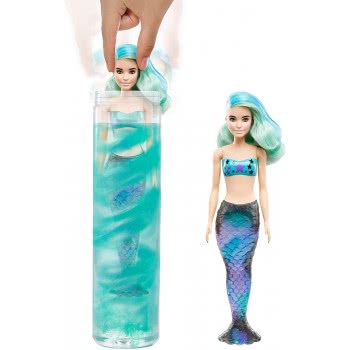 Mattel Barbie Color Reveal Wave 4 Γοργόνα Κούκλα Με 7 Εκπλήξεις GTP43 887961919516