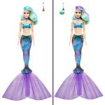 Mattel Barbie Color Reveal Wave 4 Γοργόνα Κούκλα Με 7 Εκπλήξεις GTP43 887961919516