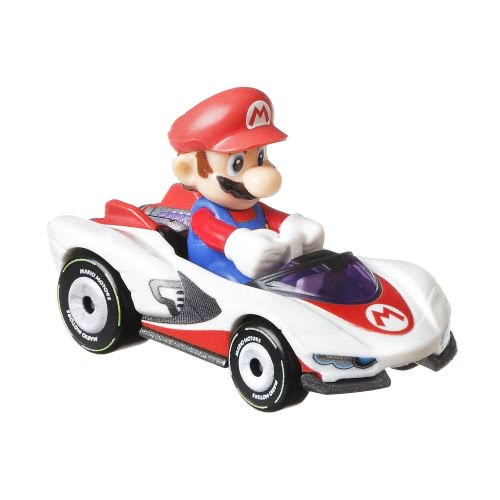 Mattel Hot Wheels Super Mario Kart Diecast Mario From The Entertainer GBG25 / GJH62 887961811544