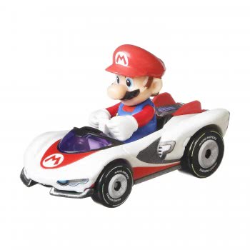 Mattel Hot Wheels Super Mario Kart Diecast Mario From The Entertainer GBG25 / GJH62 887961811544
