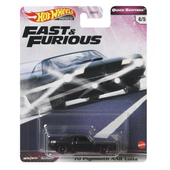 Mattel Hot Wheels The Fast And The Furious Premium - 70 Plymouth Aar Cuda GBW75 / GJR82 887961816716
