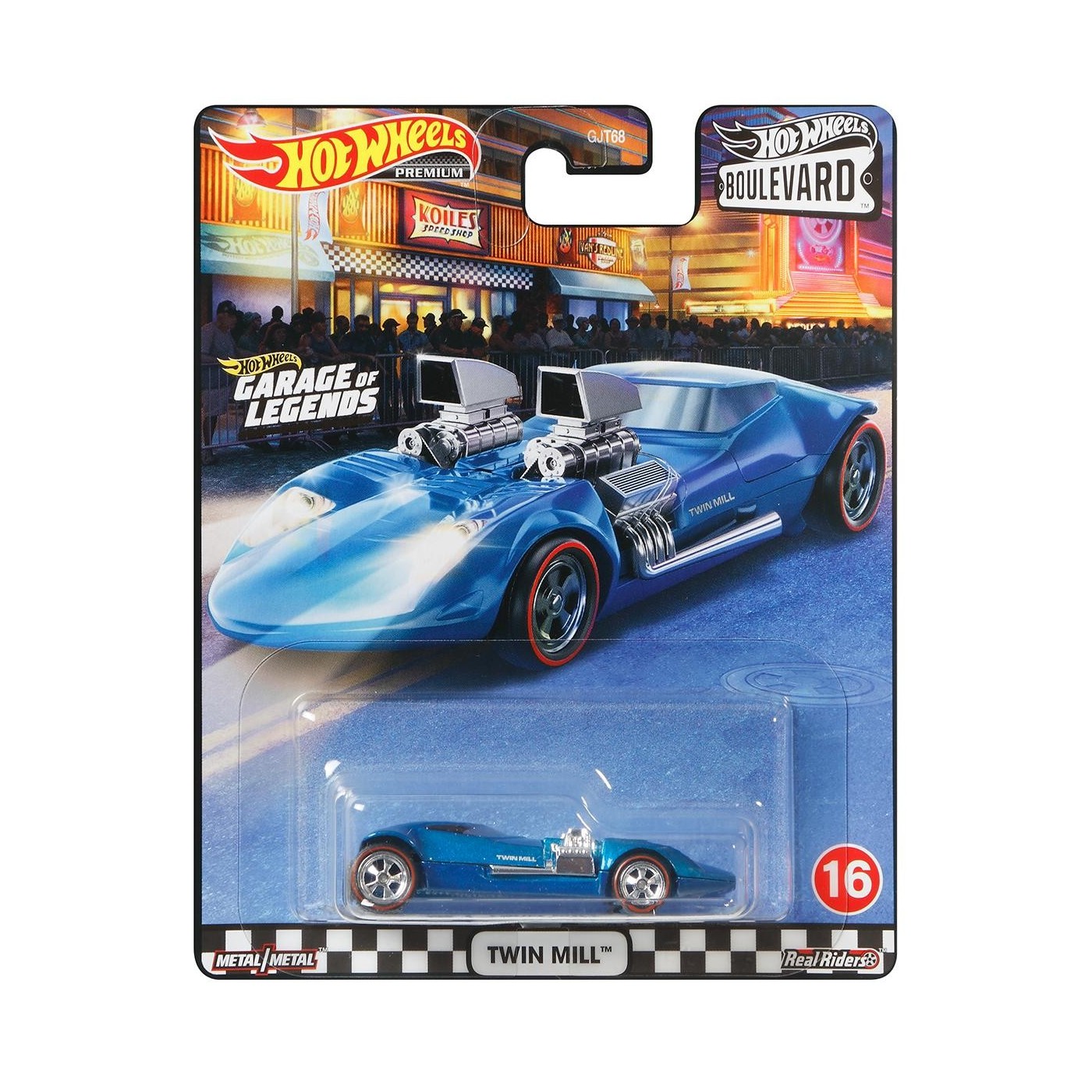 Mattel Hot Wheels Premium Boulevard Twin Mill GJT68 GJT88 Toys 