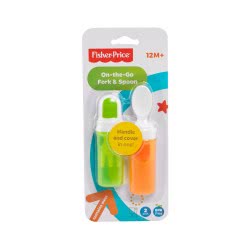 Mattel Feeding Κουτάλι Και Πιρούνι - Σετ Ταξιδιού Y3507 746775209735