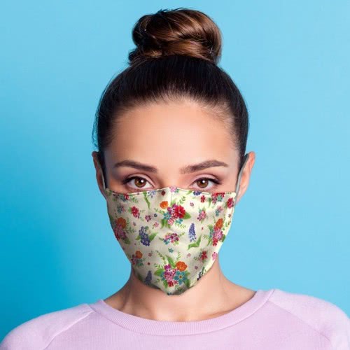 Puckator Botanical Reusable Face Covering Υφασμάτινη Μάσκα Ενηλίκων - Large MASK49L 5055071764011