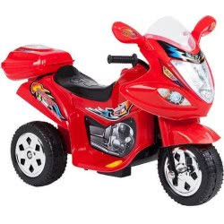 ZITA TOYS Μπαταριοκίνητη Μοτοσυκλέτα Με Μπαγκαζιέρα Μικρή Με Ήχους Και Φώτα 6V Κόκκινη 017.LL1188-R 5204258096043