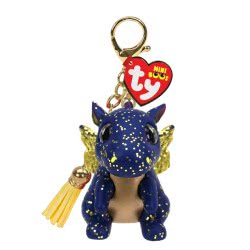ty Mini Boos Κλιπ Saffire Δράκος Μπλε 1607-25060 008421250608
