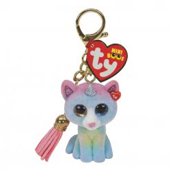ty Mini Boos Heather Clip Cat Multicolor 1607-25059 008421250592