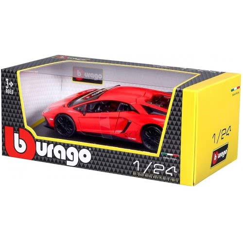 Bburago 1/24 Lamborghini Aventador LP750-4 Red 18/21079 4893993210794