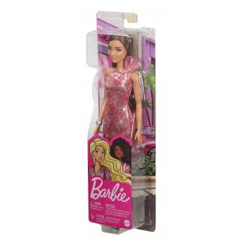 Mattel Barbie Μοντέρνα Φορέματα Με Αξεσουάρ, Μίνι Φόρεμα, Μελαχρινή Κούκλα T7580 / GRB33 887961899849