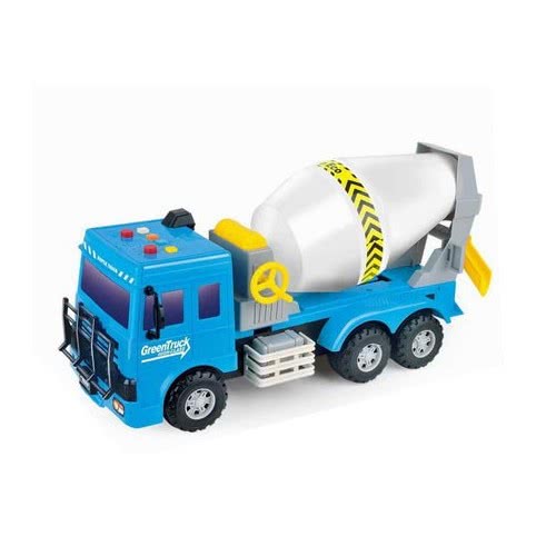 Toys-shop Choice Friction Truck Cement Mixer With Light,Music & Battery JA095032 6990620950325