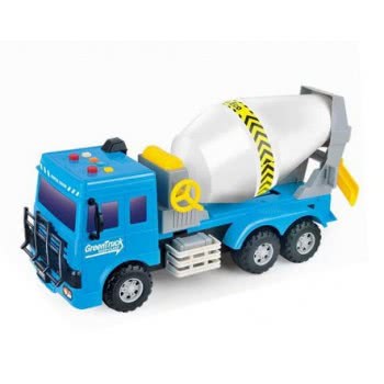 Toys-shop Choice Friction Truck Cement Mixer With Light,Music & Battery JA095032 6990620950325