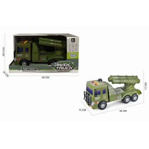 Toys-shop Choice Friction Στρατιωτικό Όχημα Με Πυραύλους JA095040 6990620950400