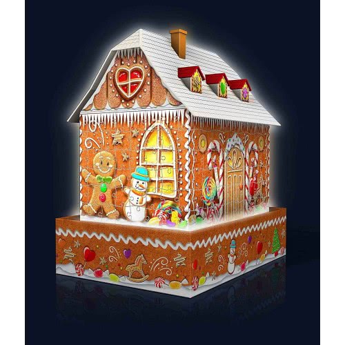 Ravensburger 3D Puzzle Midi 216 Pcs Gingerbread House 11237 4005556112371