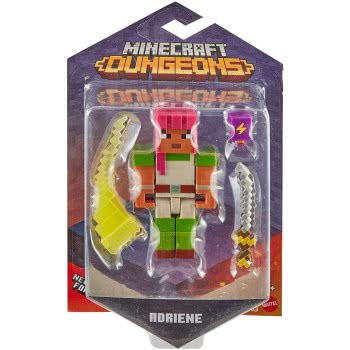 Mattel Minecraft Dungeons Adriene Figure GNC23 / GNC27 887961867343