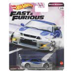 Mattel Hot Wheels The Fast And The Furious Premium - Nissan Skyline Gt-R (Bcnr33) Real Riders GBW75 / GJR79 887961816785