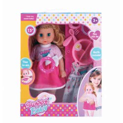 Toys-shop Choice Sweet Baby Doll 38Cm Set With Light (Included Battery) JO109861 6990620098614