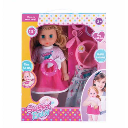 Toys-shop Choice Sweet Baby Doll 38Cm Set With Light (Included Battery) JO109861 6990620098614