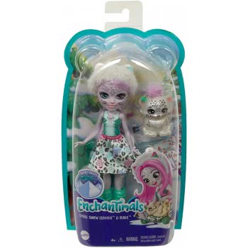 Mattel Enchantimals Sybill Snow Leopard And Flake Dolls FNH22 / GJX42 887961819861