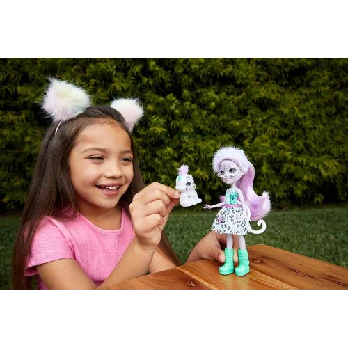 Mattel Enchantimals Sybill Snow Leopard And Flake Dolls FNH22 / GJX42 887961819861
