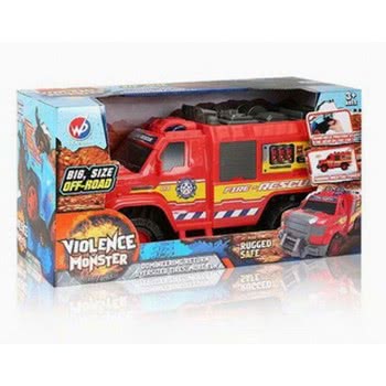Toys-shop Choice Friction Fire Engine Jeep Σε Κλίμακα 1:12 JA093952 6990620939528
