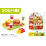 Toys-shop Choice Food Fun Dish With Fast Food JU054236 JU054822 6990620542360