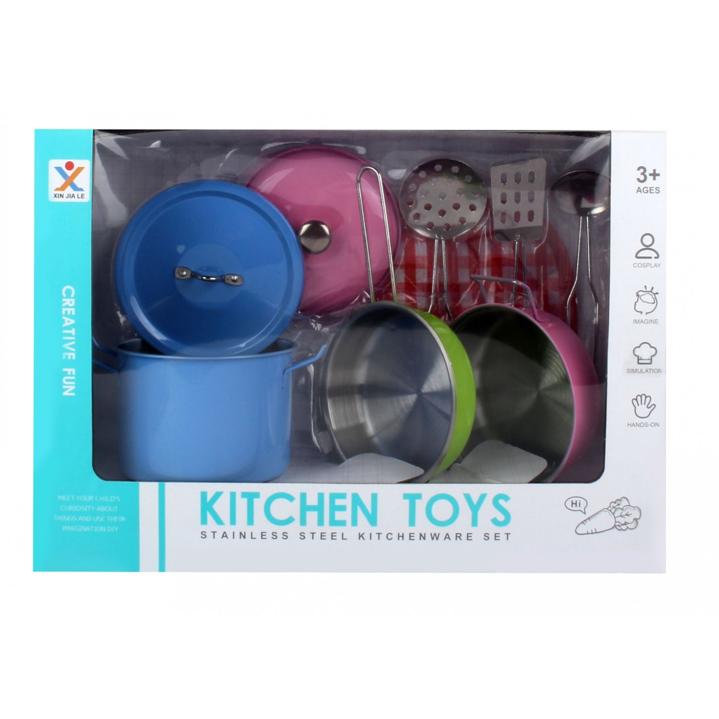 Toy Tableware Toys-shop Choice Tableware Set Metal JU050453 | Toys-shop.gr