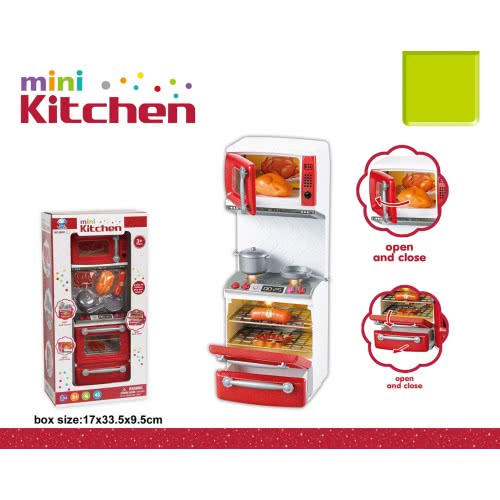 Toys-shop Choice Mini Kitchen Κουζίνα Για Κούκλες Μόδας Με Ήχους Και Φως JU050775 6990620507758