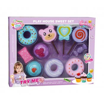Toys-shop Choice Play House Sweet Set With Candy And Dount JU052552 6990620525523
