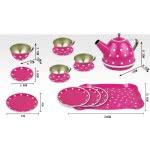 Toys-shop Choice Boutique Tea Set Metal JU052707 6990620527077