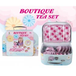 Toys-shop Choice Boutique Case With Tea Set Metal JU052722 6990620527220