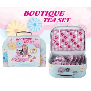Toys-shop Choice Boutique Βαλιτσάκι Με Σετ Τσαγιού Μεταλλικά JU052722 6990620527220