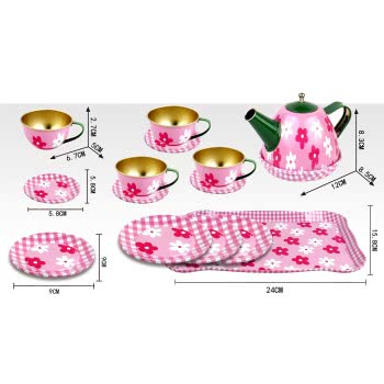 Toys-shop Choice Boutique Case With Tea Set Metal JU052722 6990620527220