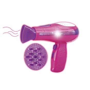 Toys-shop Choice B/O Hair Dryer With Light And Blow (2*AA Included Battery) JX042055 6990620420552
