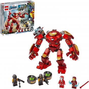 LEGO Marvel Avengers Iron Man Hulkbuster Vs. A.I.M. Agent, Posable Mech Action Figure 76164 5702016757644
