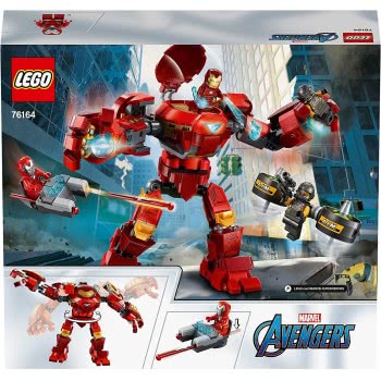 LEGO Marvel Avengers Iron Man Hulkbuster Vs. A.I.M. Agent, Posable Mech Action Figure 76164 5702016757644