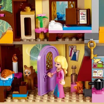 LEGO Disney Princess Aurora Forest Cottage Sleeping Beauty Playset With Maleficent Minifigure And Animal Figures 43188 570201690