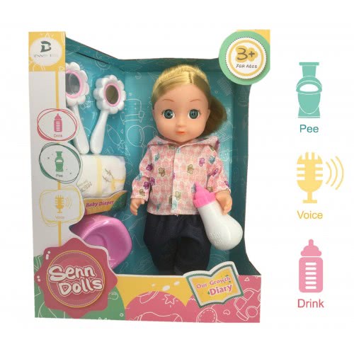 Toys-shop Choice Senn Dolls Κούκλα 36Εκ JO106553 6990620065531