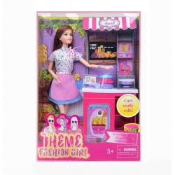 OEM Theme Fashion Doll Κούκλα Μανεκέν Σετ Ζαχαροπλαστείο JO106978 6990620069782