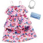 Mattel Barbie Fashion Βραδινά Σύνολα Pink Floral Party Dress Ροζ Φόρεμα Με 2 Αξεσουάρ FND47 / GHW80 887961804546