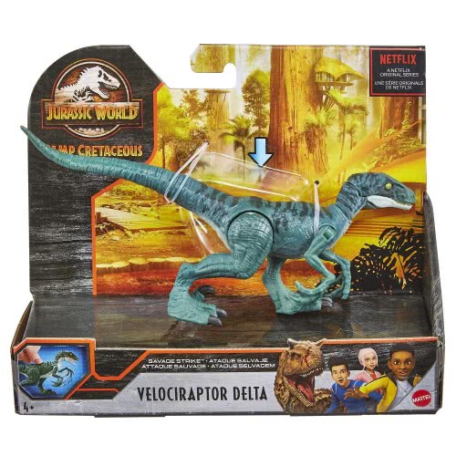 Mattel Jurassic World Camp Cretaceous Isla Nublar Savage Strike Velociraptor Delta GCR54 / GNJ20 887961871524