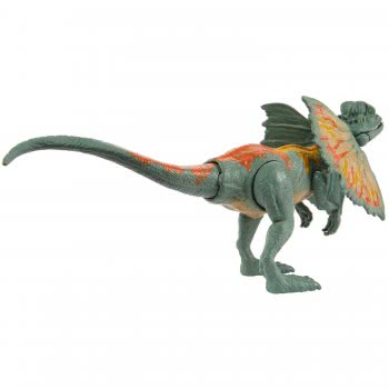 Mattel Jurassic World Βασική Φιγούρα Δεινόσαυρου Με Σπαστά Μέλη - Savage Strike Dilophosaurus GCR54 / GNJ21 887961871531